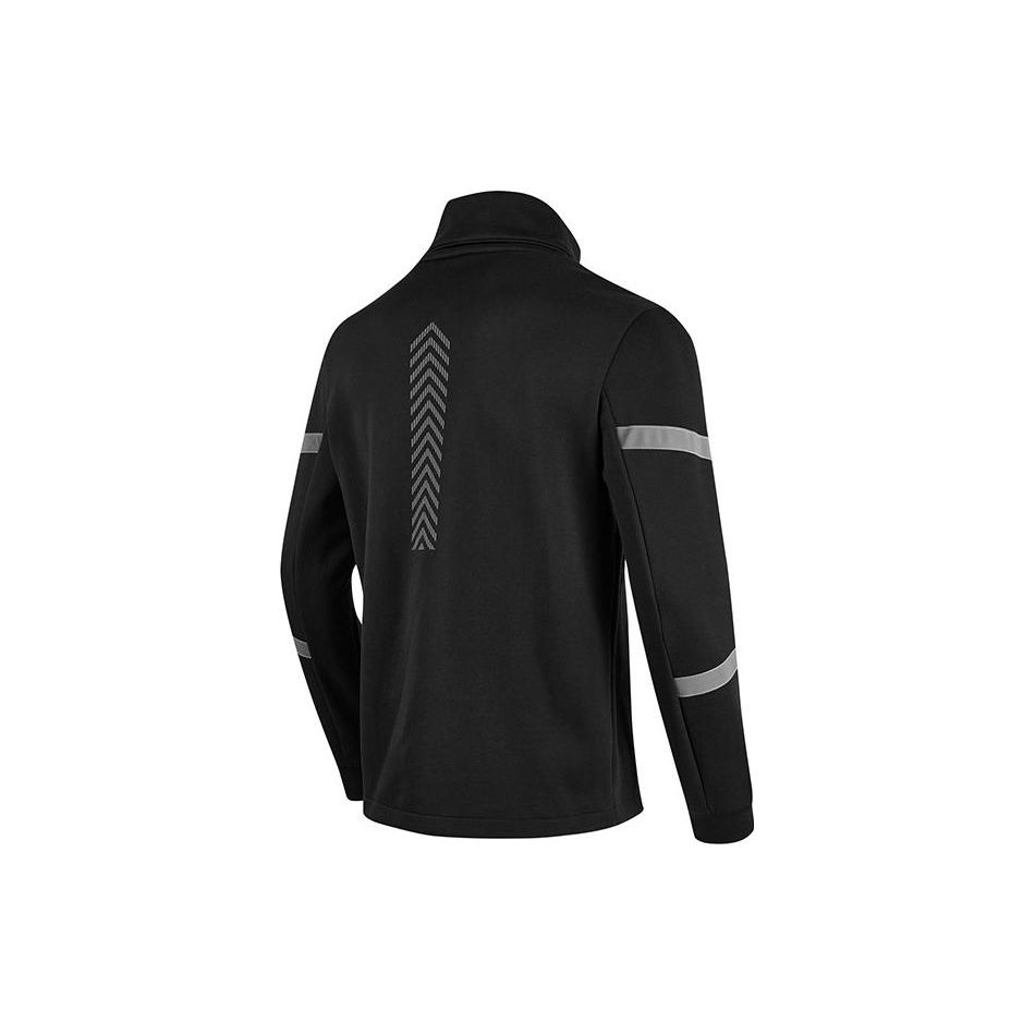 Skechers Sport Casual High Neck Comfortable Pullover Sweatshirt Men Sweatshirt Black P423M033-0018