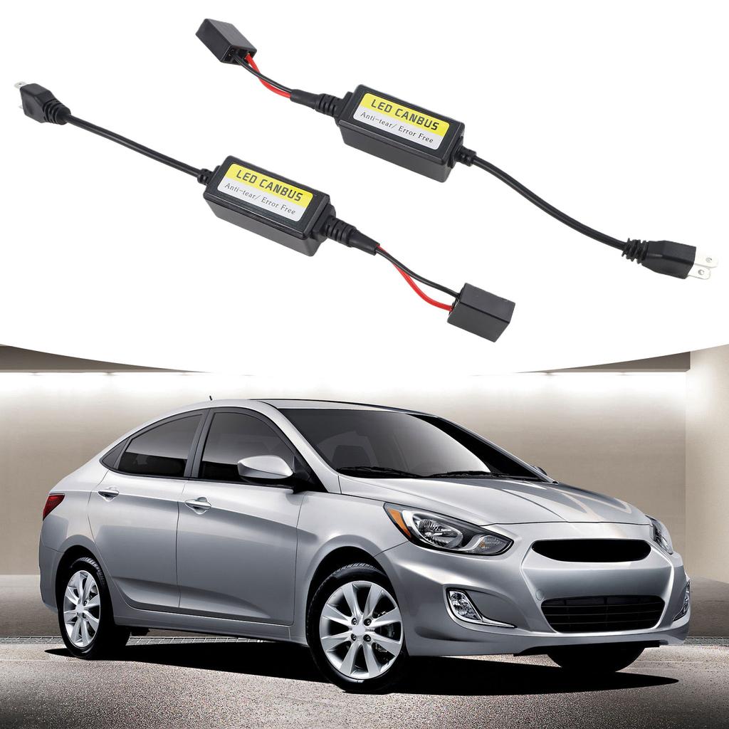 2pcs H7 LED Canbus Der Resistor for Fixing LED Headlight Turn Off When Engine Starts and Related Electrical Anomalies