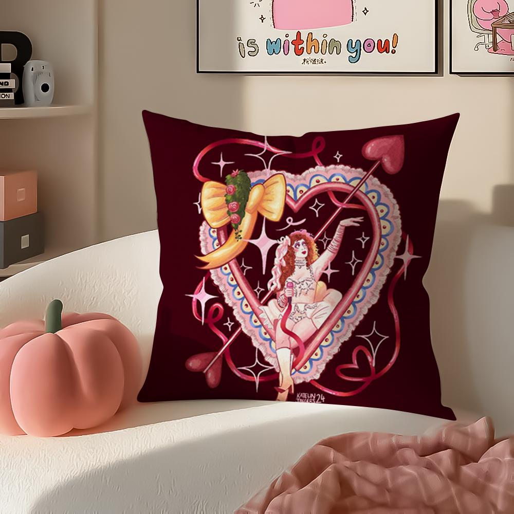 

Popular Singer CChappell RRoan Cushion Cover Pillowcase Short Plush Invisible zipper Room Sofa Cushion Cover 30X30cm