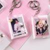 Storage Book Photo Keychain Card Book Keyring Collection Card Holder Photo Album Keychain Card Bag