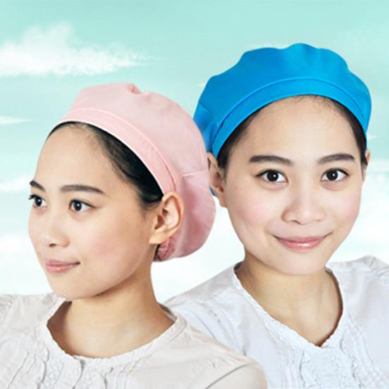 Worker Hat Solid Color Multipurpose Breathable Dust Cap Kitchen Restaurant Bakery Chef Hat for Women Men
