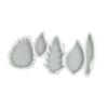 Flower Leaf Shape Fondant Mold Biscuits Mold DIY Cartoon Press Baking Mold Birthday Cookie Tools Cake Decorating Tools