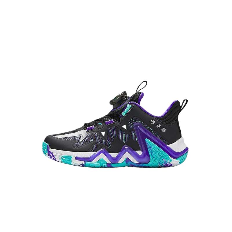 Anta Kids Reverse Scale Series Comfortable Fashion Casual Versatile Non-Slip Shock Absorbing Wear-Resistant Basketball Shoes Kids Sneakers 312439955-2