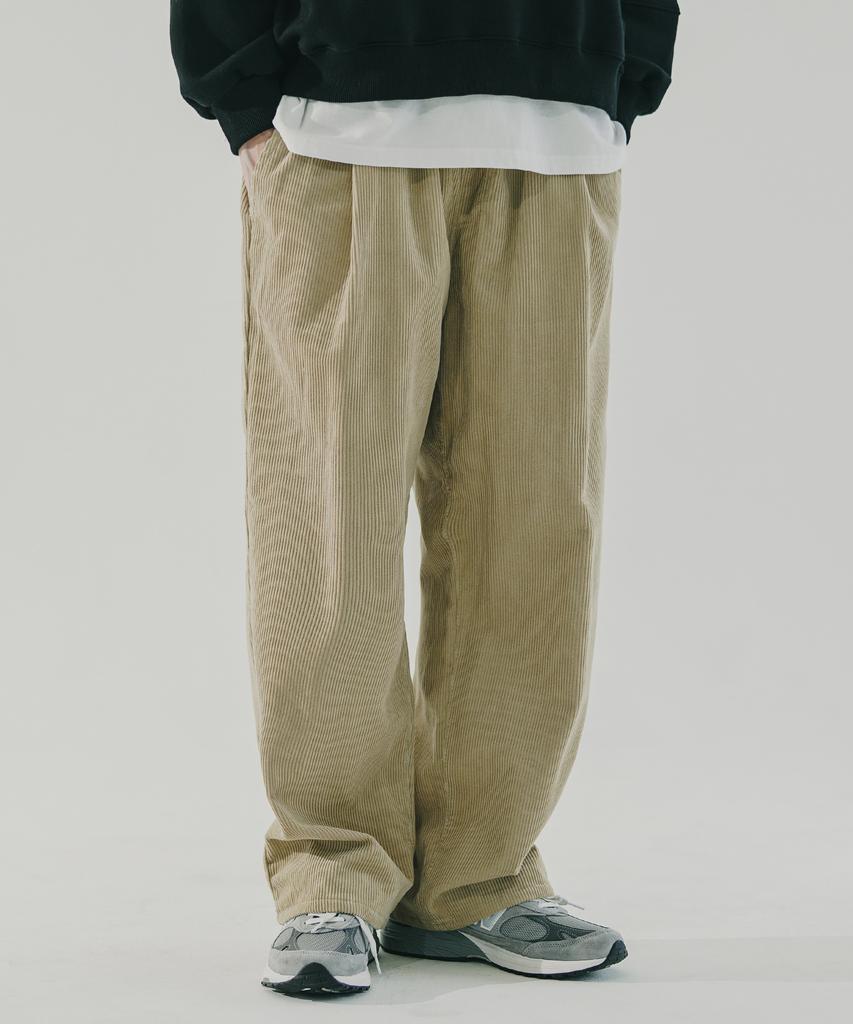 WV PROJECT [2Pack] Croffle Corduroy Wide Pants 2Pack Mjlp7618 (B Type)