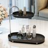Space Saving Desktop Storage Tray Stainless Steel Rod Makeup Storage Display Stand  Kitchen