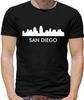 San Diego Silhouette T-Shirt - Skyline - Città - California - Vista - Regalo