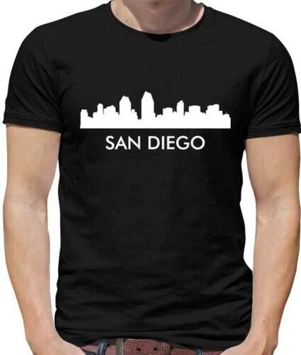 San Diego Silhouette T-Shirt - Skyline - Città - California - Vista - Regalo 2XL