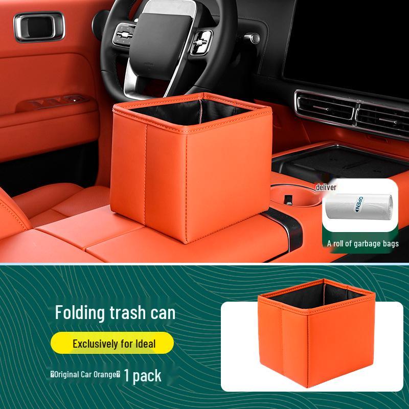 Universal Car Trash Can: Seat-Mounted Interior Storage Accessory for L6, L7, L8, L9, i6, i8, MEGA Models