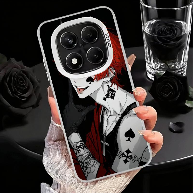 Étui de téléphone souple style anime Diable Bad Boy pour Xiaomi Redmi Note 13 14 15 Pro Plus 12S 12 11S 11 11T 10S 10 Housse arrière antichoc