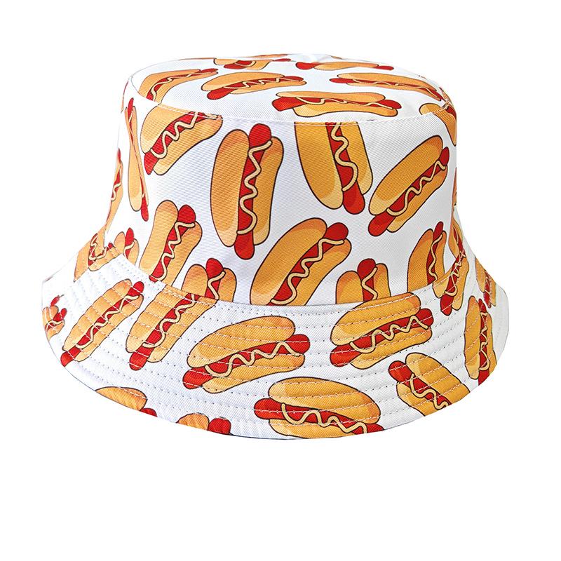 Creative Unisex Double-Sided Cotton Bucket Hat – Versatile Outdoor Sun Protection Accessory