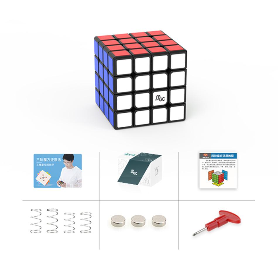 MGC 4X4 High-End Stickerless Magnetic Magic Cube Educational Puzzle for Competition Toys