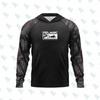 Mens Quick-Dry UV Protection Hooded Fishing Shirt Long Sleeve Breathable Outdoor Sport Jersey Cycling Angling