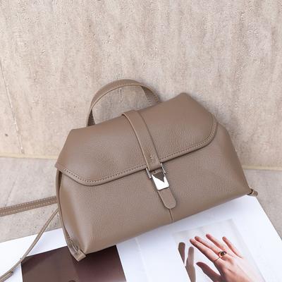 Rindsleder Tasche Damen Echtleder Tragetasche Große Kapazität Neue Pendler Handtasche Damen Nische Vielseitige Umhängetasche