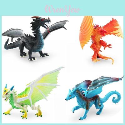 Realistic Pvc Dragon Model Western Mythical Creatures Ice Dragon Fire Eagle Static Display