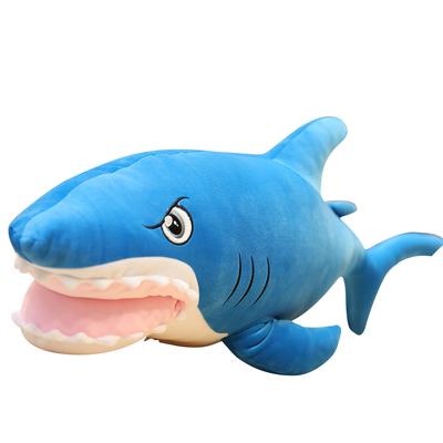 New Nice Big Mouth Shark Plush Toys Popular Sleeping Pillow Travel Companion Toy Gift Shark Cute Stuffed Animal Fish Pillow Toys
