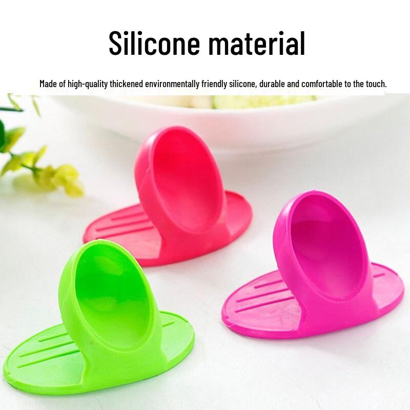 ZISIZ Silicone Heat Resistant Kitchen Finger Mitt