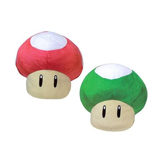 Super Mario Extra Large Plush Toy Super Mushroom/1UP Mushroom 2 Types In Total