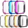 [8-Pack] Screen Protector Case Compatible with Fitbit Versa Lite,All-Around Ultra Slim Soft TPU Plated Cover Scratch-Proof Protective Bumper Shell (8