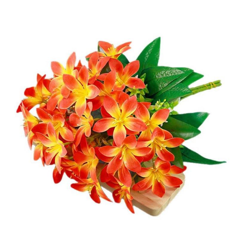 Artificial Lily Flowers 18 Heads Silk Floral Arrangement Home Decor Dining Table Hotel Wedding Photography