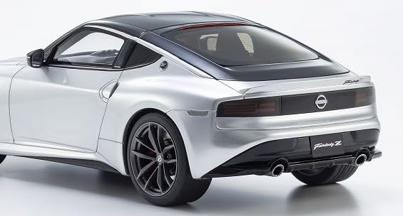 Kyosyo samurai Nissan Fairlady Z stříbrný hotový produkt v měřítku 1:18