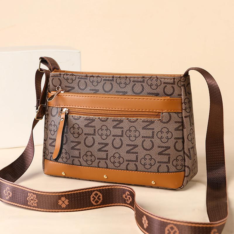 This Is A Versatile Autumn and Winter Women's Bag with A Large Capacity, Printed Loose Change and A Mobile Phone Bag for Women