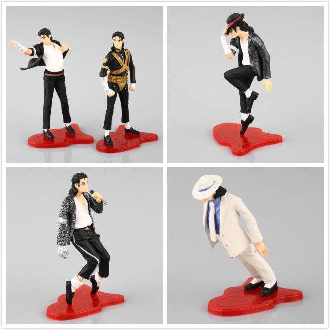 Michael Jackson 4-inch Pose Figurines Set Premium Quality Collectible Gift For Fans