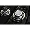 Central Console Multimedia Trim For 2013- BMW 3 4 Series GT Silver Aluminum