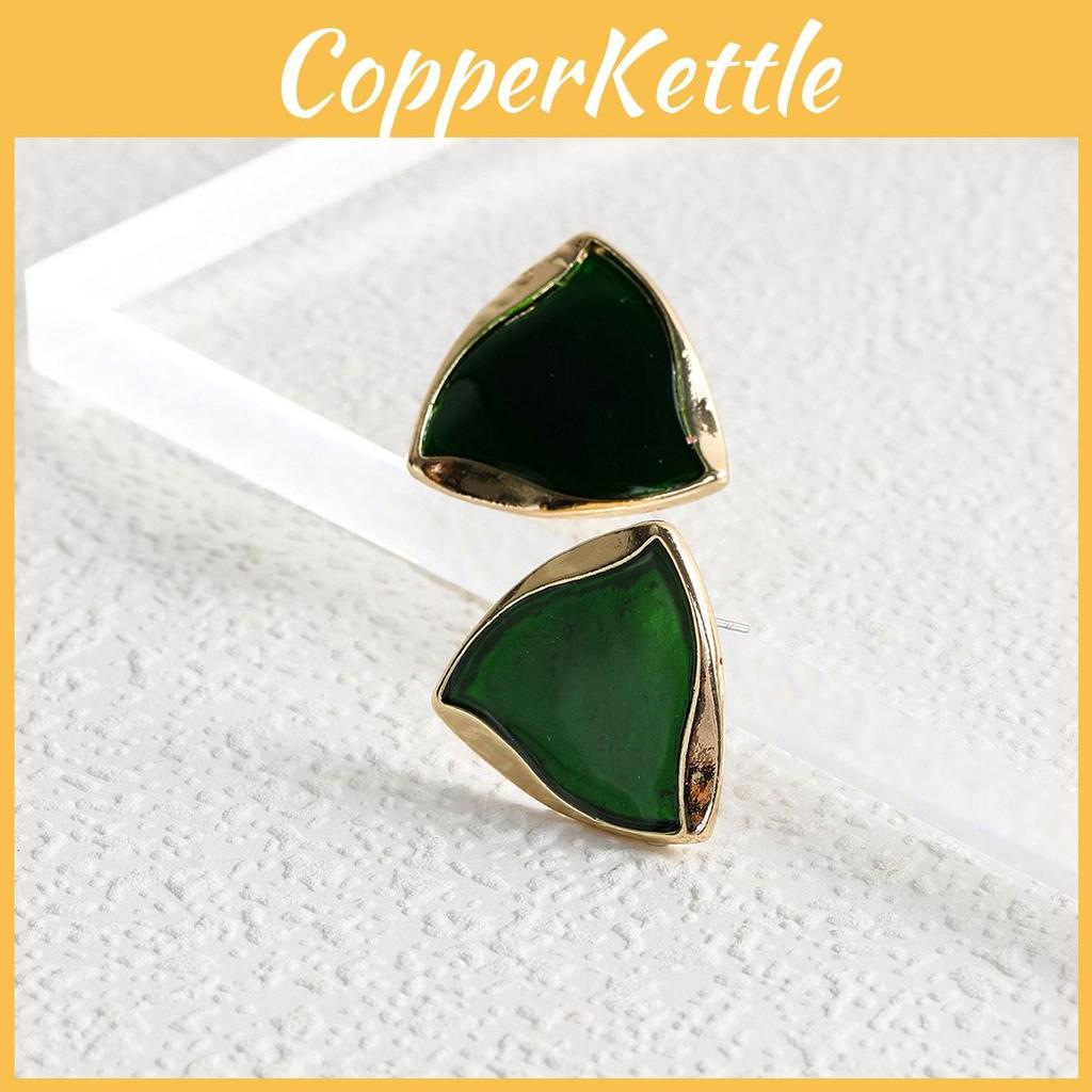 Creative Trendy Triangle Alloy Earrings Chic Simple Design For Occasions All