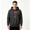 Men Japanese Katana Anime Print Hoodie Casual Long Sleeve Pullover Sweatshirt For Adults