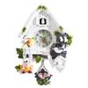Decorative Cuckoo Wall Clock Hourly Time Living Room Clock Voice-controlled Children's Clock European-style Cuckoo Clock