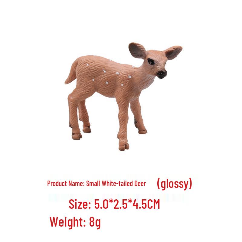 Cross-border Christmas White-tailed Reindeer Cake Decoration & Fawn Ornament