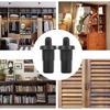 40Pcs Black Spring Furniture Pins for Blinds Cabinet Doors Modern Style Shock Absorption Home Hardware