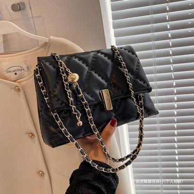 Dámská taška Niche Design Trend Módní Textura Řetízek Vše přes tělo Malá čtvercová taška