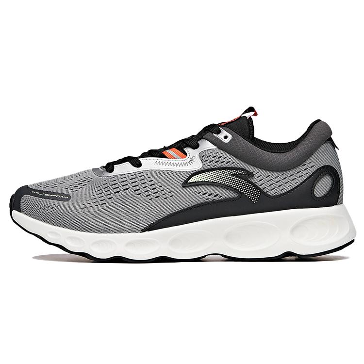 New Anta Running Collection Wormhole Technology Low Top Running Shoes Men's Castle Gray 112115580S-3