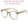 Fashion Anti Blue Rays Oval Computer Eyeglasses With Prescription  Oversized Myopia Photochromic Eyewear 0 -0.5 -0.75 To -6