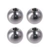 4Pcs Inner Tooth Stainless Steel M4/M6 Ball Nuts Knob Round Silver Female Ball Head Thread Nut Lighting Machinery DIY Decoration