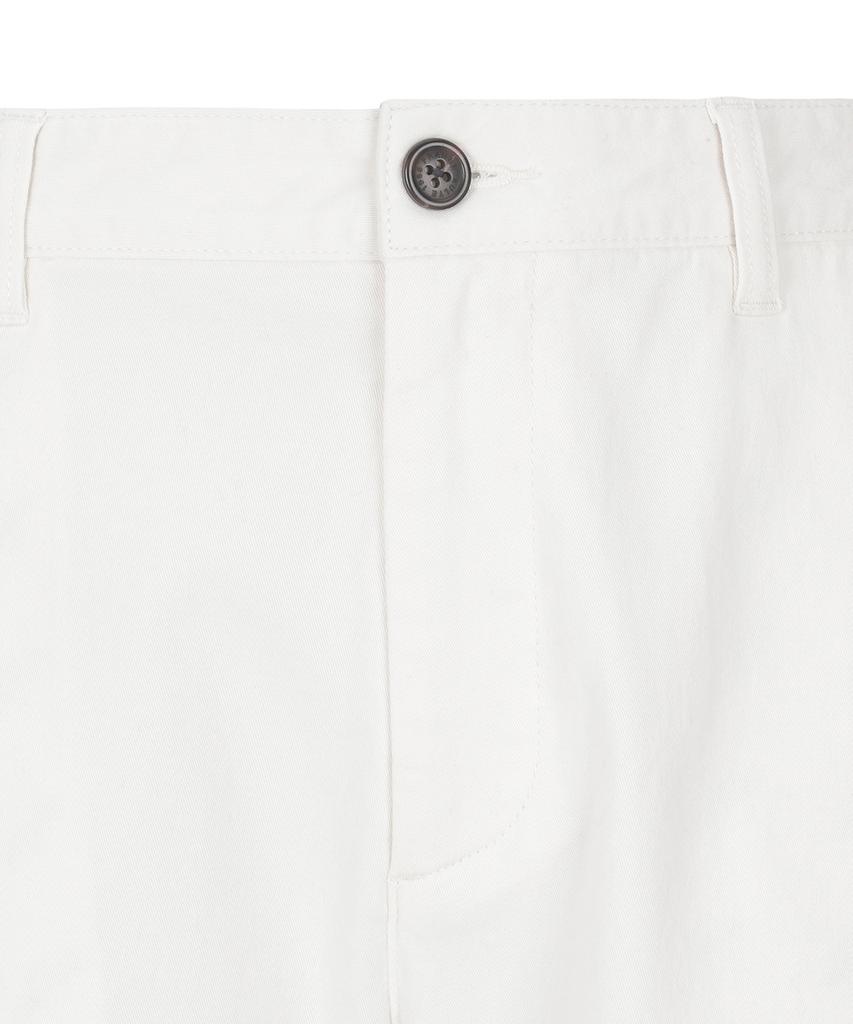 KULTE Brushed Tapered Spandex Chino Pants Ivory