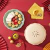 Fruit Plates Tableware Dripping With Wet And Dry Fruit Trays Draining Basket Storage Plates Specialty Plates Storage Box