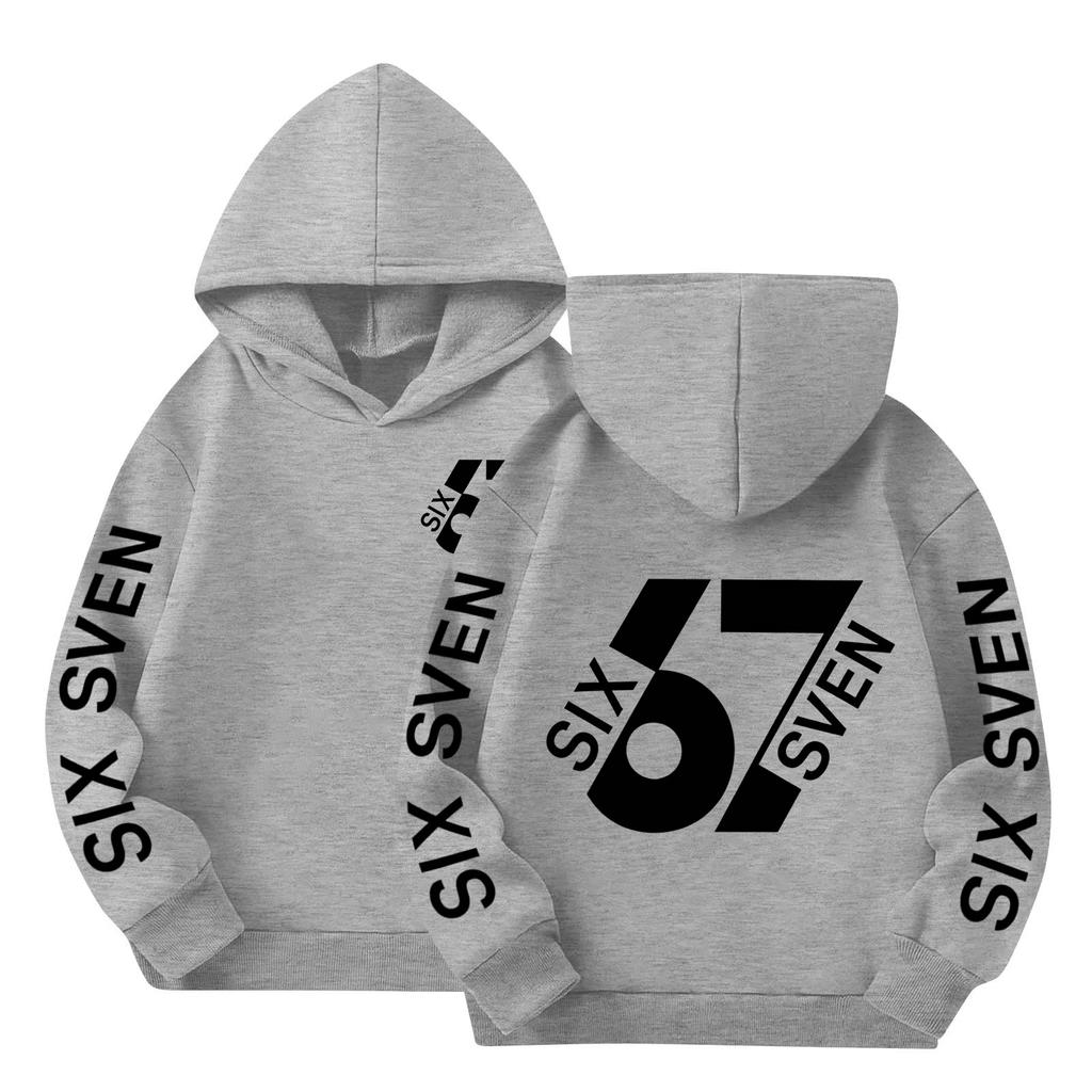 Boys' Printed Hooded Long-Sleeve Sweatshirt Casual Sports Comfort Sweatshirt