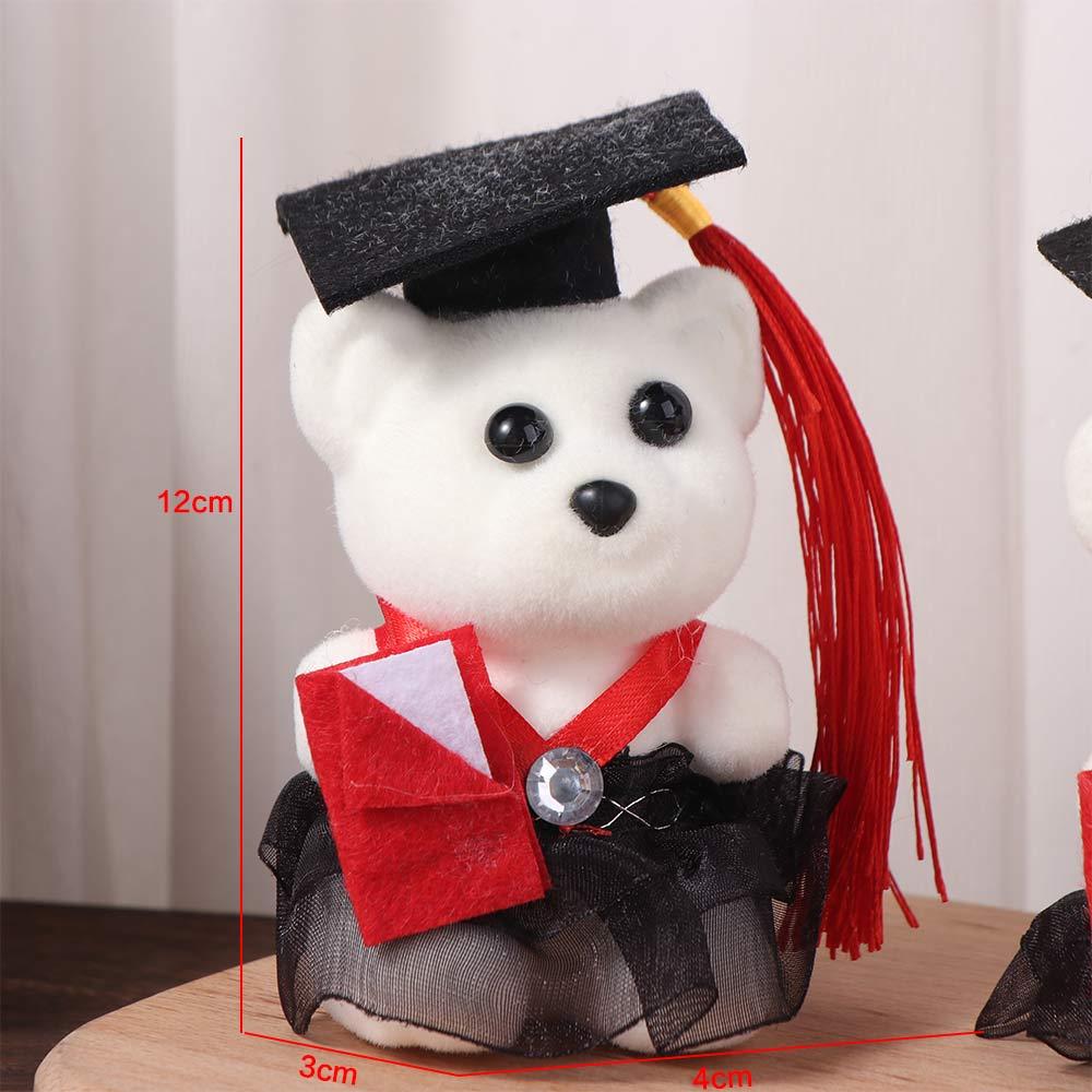 10 pcs/set Graduation Season Graduation Bear Doll Bouquet Bachelor Bear Plush Toy Kids