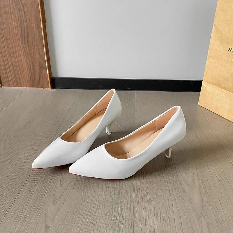 Dámské designové lodičky Módní vysoké podpatky pro ženy Boty Ležérní špičaté dámské podpatky Stiletto Dámské boty