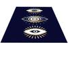 Devil'S Eye Pattern Blanket Flannel Blanket Airplane Travel Decorative Blanket Soft Thermal Bedspread