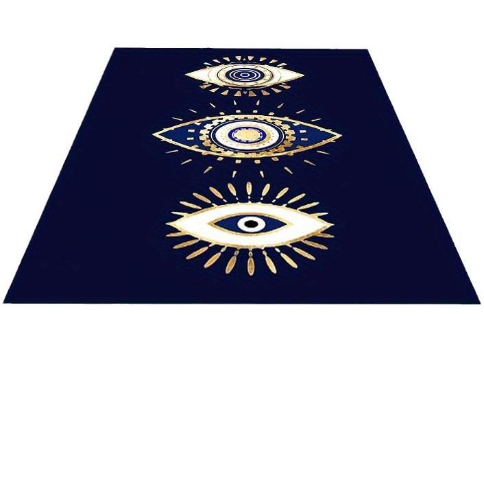 Devil'S Eye Pattern Blanket Flannel Blanket Airplane Travel Decorative Blanket Soft Thermal Bedspread