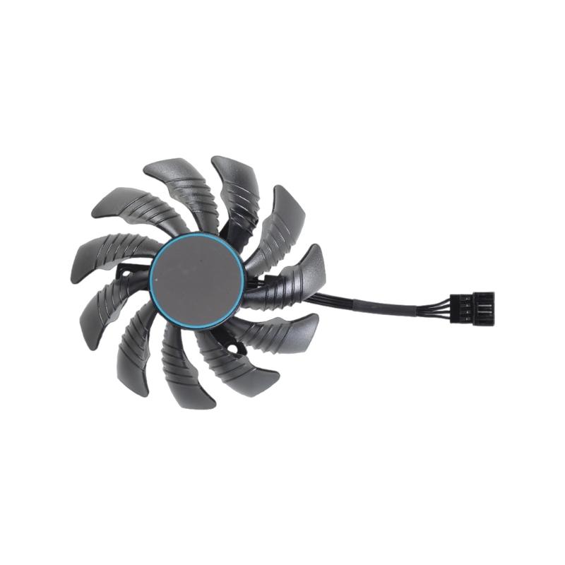 75MM T128010SU GPU Cooling Fan Replacement for RX6700XT 6600XT Graphics Cards Video Card Radiator