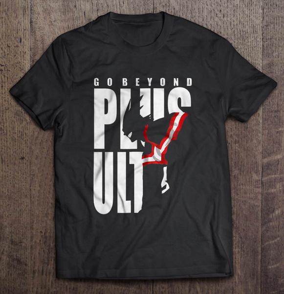 Go Beyond Plus Ultra My Hero Academia - T-shirts Summer Fashion Funny Printing Casual 100%Cotton T Shirt