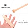 1 Set Wooden Weaving Loom Tools Set With Comb With Stick Tapestry Bobbin Shuttle Needles For Accessories Looms Boards Weaving