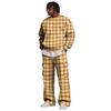 Men's Layer Sweatshirt and Cargo Pants Set with Elastic Waistband
