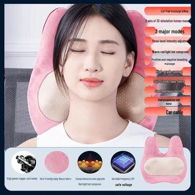 Electric Neck & Back Massage Pillow CN Plug (adapter Included)