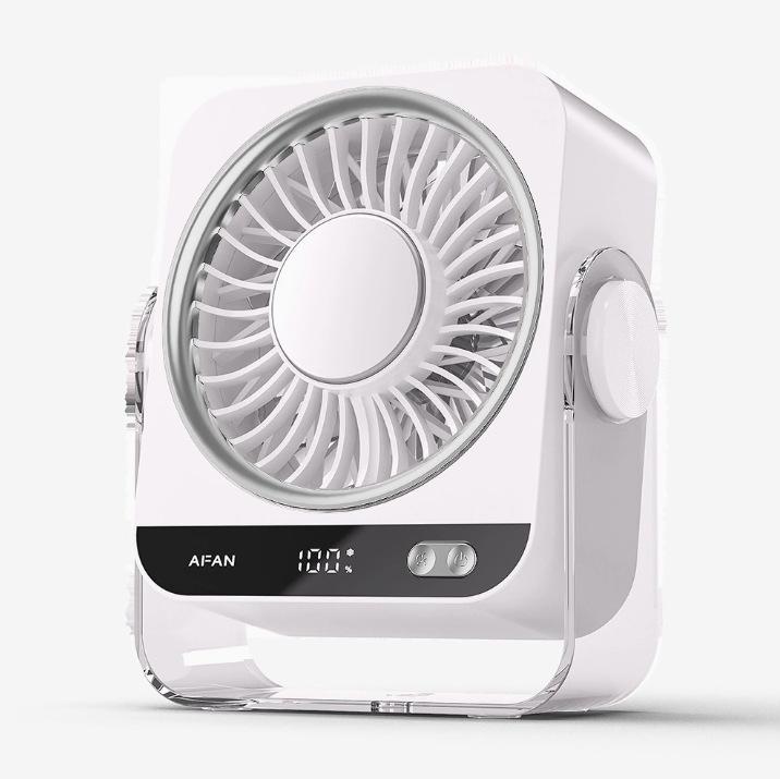 

USB Wall-Mounted Silent Desktop Fan with Large Capacity for Dorms 143*57*169mm