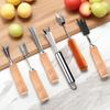 ZISIZ Wooden Handle Pineapple Slicer & Peeler Set